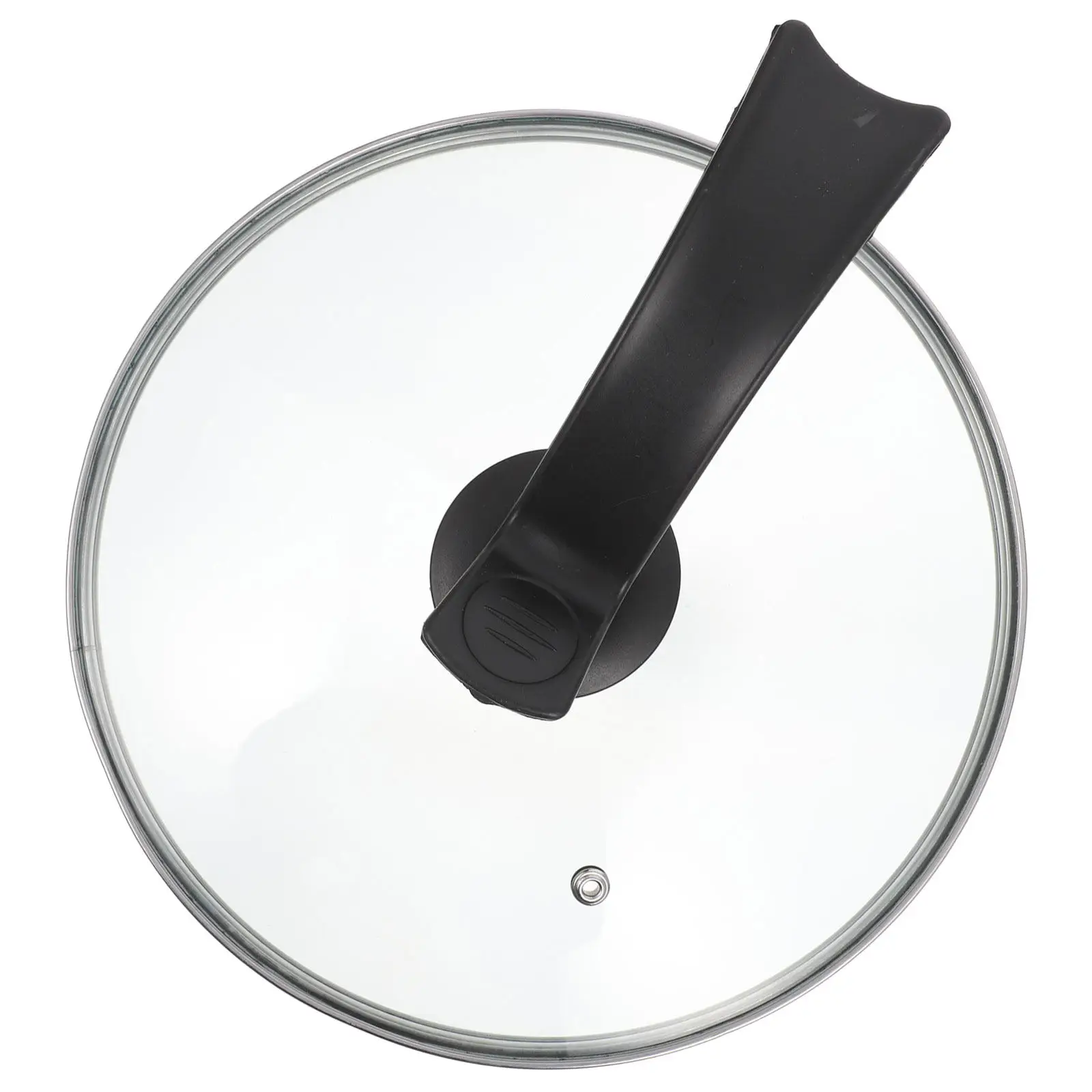 Glass Pot Lid Visual Cookware Cover Heat Resistant Transparent Replacement Pan Lid Kitchen Pot Cover Handle Lid,