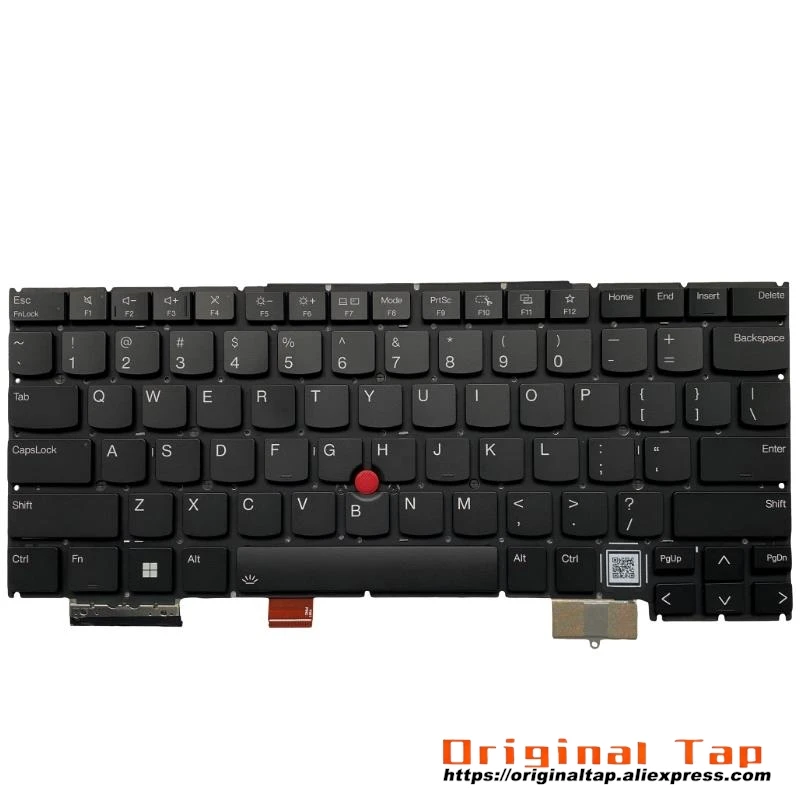 US English Backlit Keyboard for Lenovo Thinkpad X1 Carbon Gen 12 th SN21K90041 SN21K89981 SN21K90034 SN21K90028 SN21K90100 SN21K