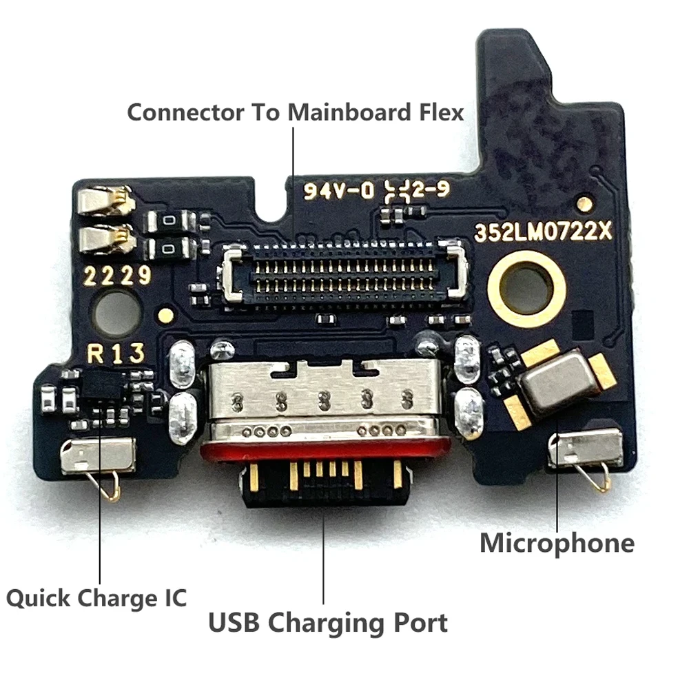 NEW Tested USB Charging Port Board Flex Cable Connector Micro Parts For Xiaomi Poco X3 NFC X3 Pro X4 GT F4 5G X5 Pro 5G C40 C65