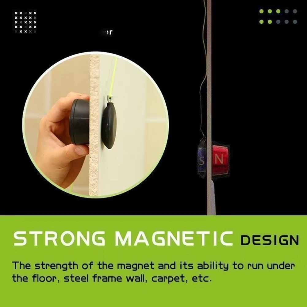 ABZT WireMag Puller Magnetic Threader Snap Wire Guider 6M Cable Through Aiding Tools Cable Puller for Wiring
