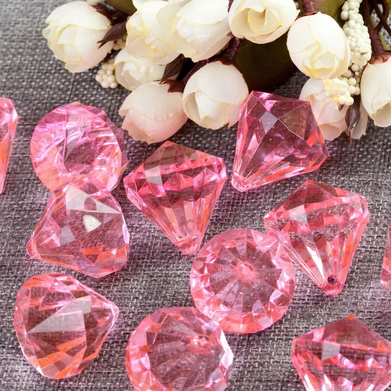 Diamond Pendant / acrylic beads / perforated imitation crystal curtain beads / DIY Hand Beaded dribbling material 500g