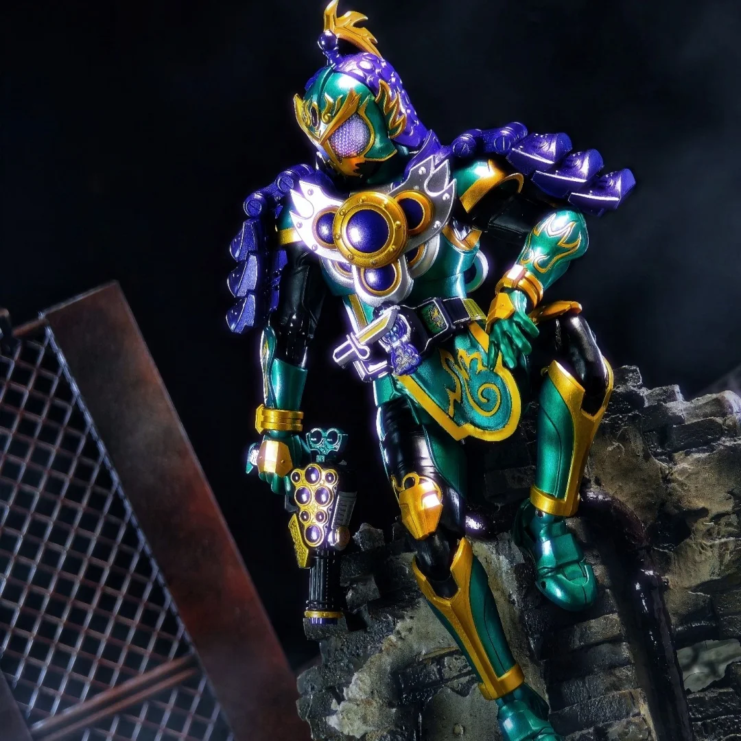 كامين رايدر Gaim Shf أنيمي اليدوية كامين رايدر ريوجن العنب درع تنورة النسيج المدمج في سلك الحديد مناسبة لعبة 1/12 #6