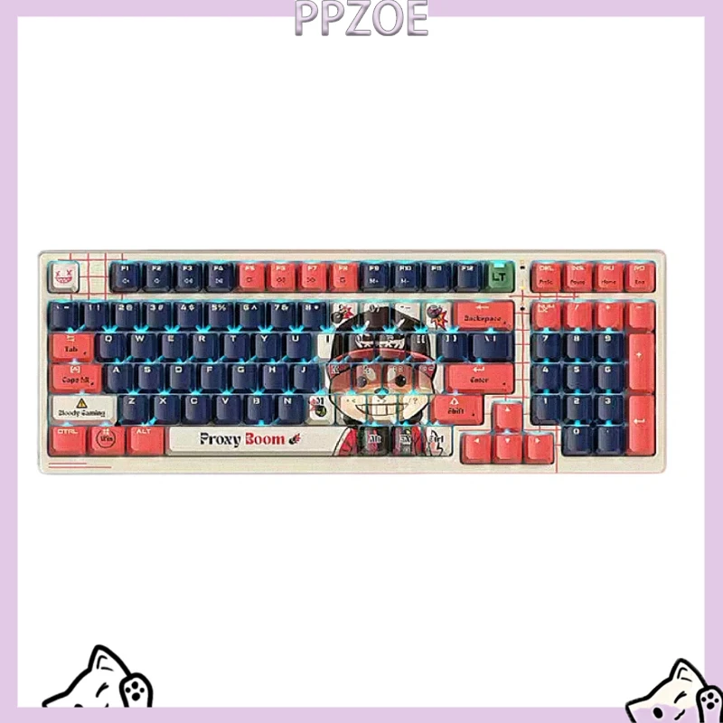 SAVAGE IMPACT AT98 Mechanical Gaming Keyboard A4TECH Alpha Variable‑Speed Optical Switch Custom For CS2 VALORANT PC Laptop