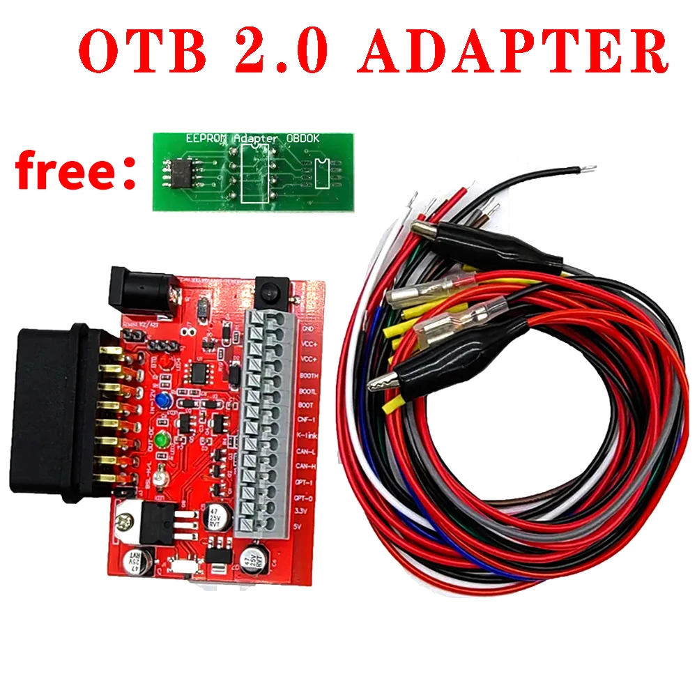 

OTB 2.0 Adapter OBD on Be-nch Adapter for KT200II ECU Programmer Tool OTB 2.0 Adapter ECU Programmer Tools 3-way BO-OT Upgrade