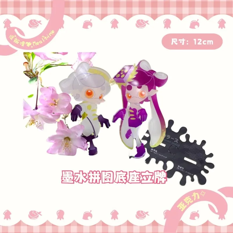 

The Base of The in Stock Splatoon3 Jet Warrior Trendy Sisters Standee Can Be Combined with Anime Peripherals