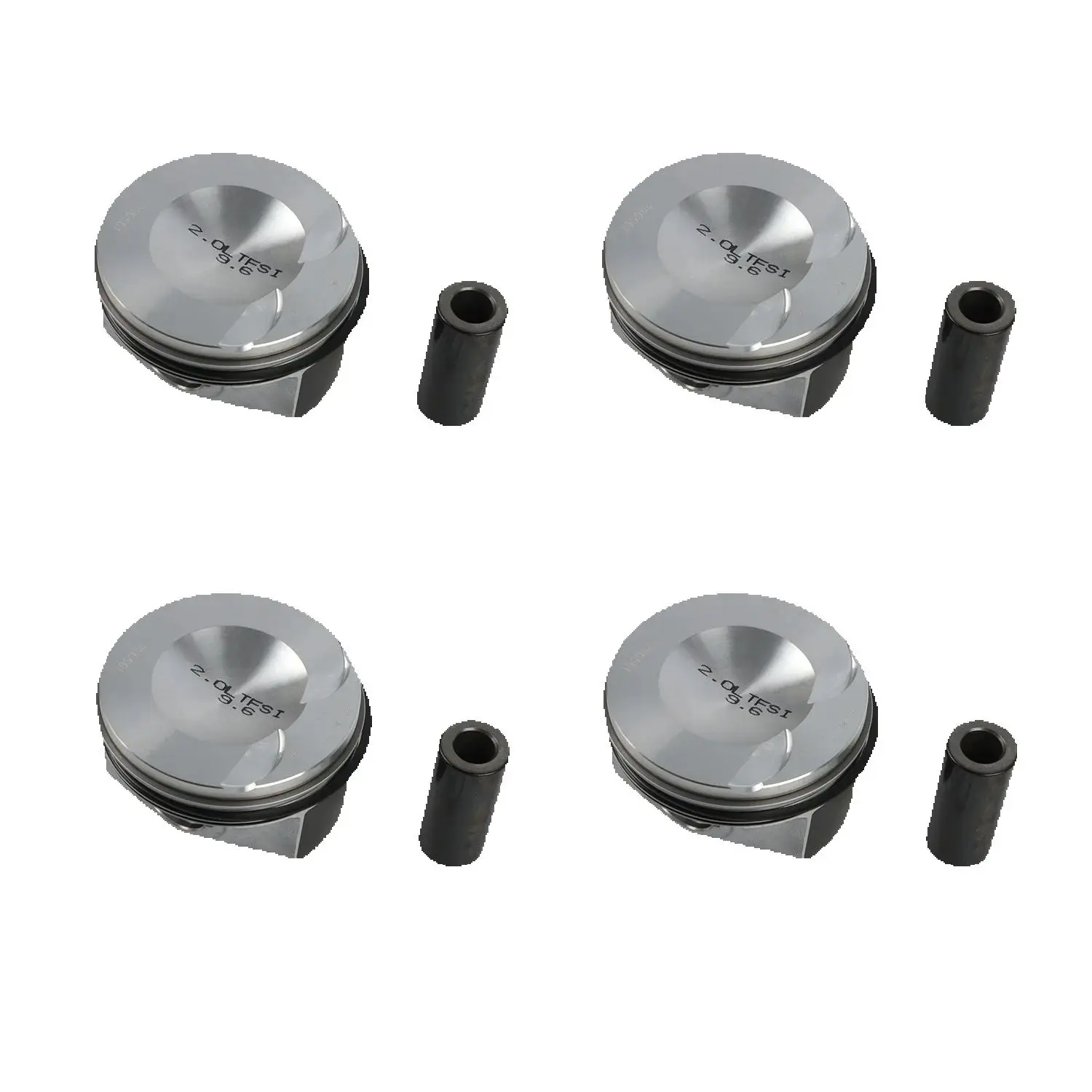 4pcs Upgraded Piston Set 06H107065DM 06H107065AN For 2009-2017 For Audi A4 Q5 For VW Tiguan 2.0T