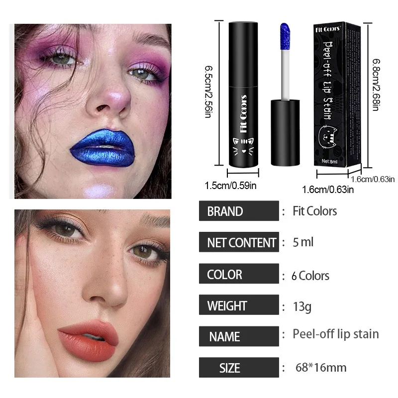 Ajuste de colores, esmalte de labios en forma de lágrima, niebla mate con Color Base, taza antiadherente resistente al agua, tinte labial en forma de lágrima, brillo de labios regordete, maquillaje