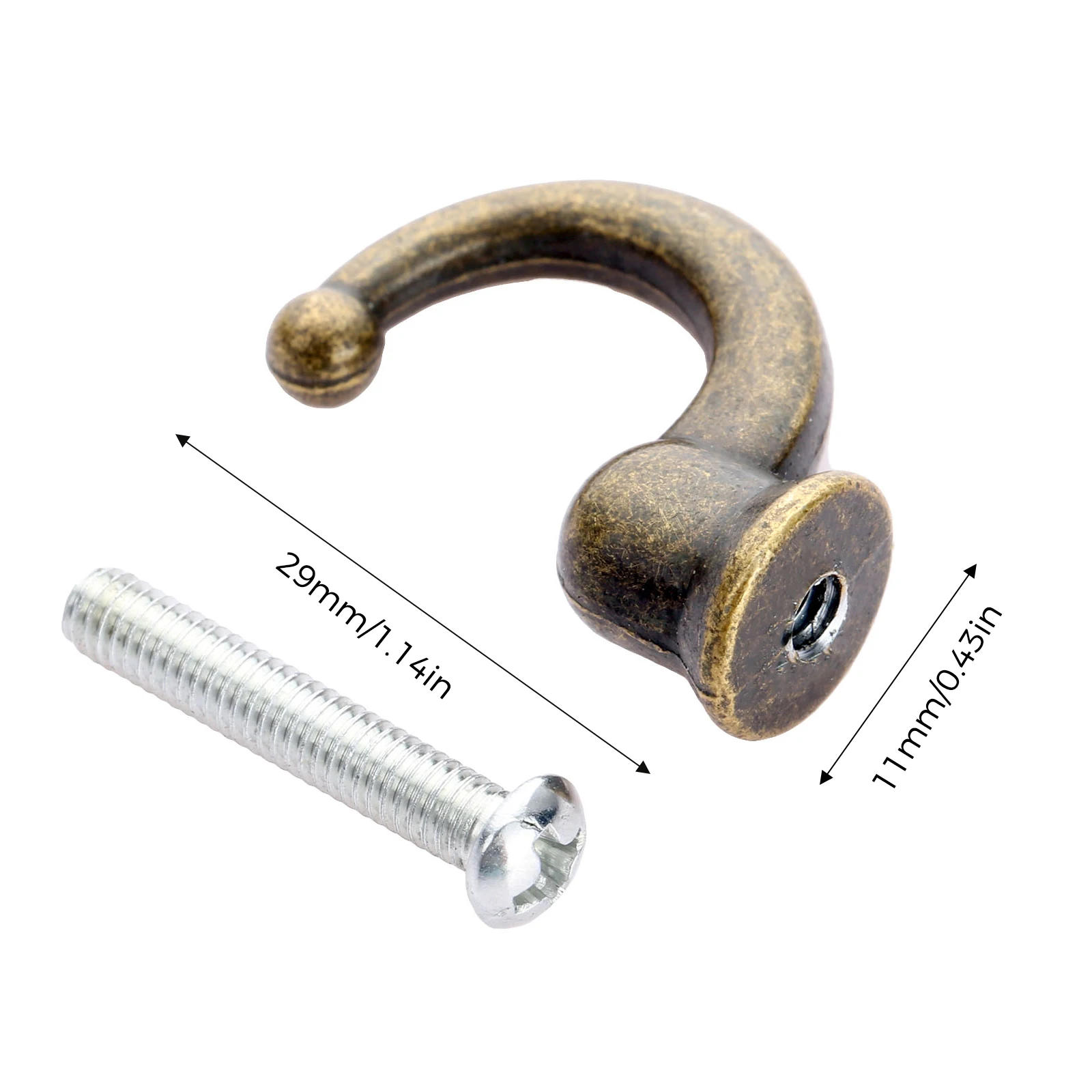 Appendiabiti Da Parete BOOMLATU Con Ganci A Uccellino | Design Vintage In Lega Con Fiori | 3 Ganci Per Cappotti E Chiavi