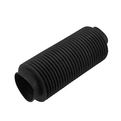 50mm Inner Dia Black Rubber Corrugated Sleeve Flexible Moulded Bellows Max Length 500mm 50x500x70mm
