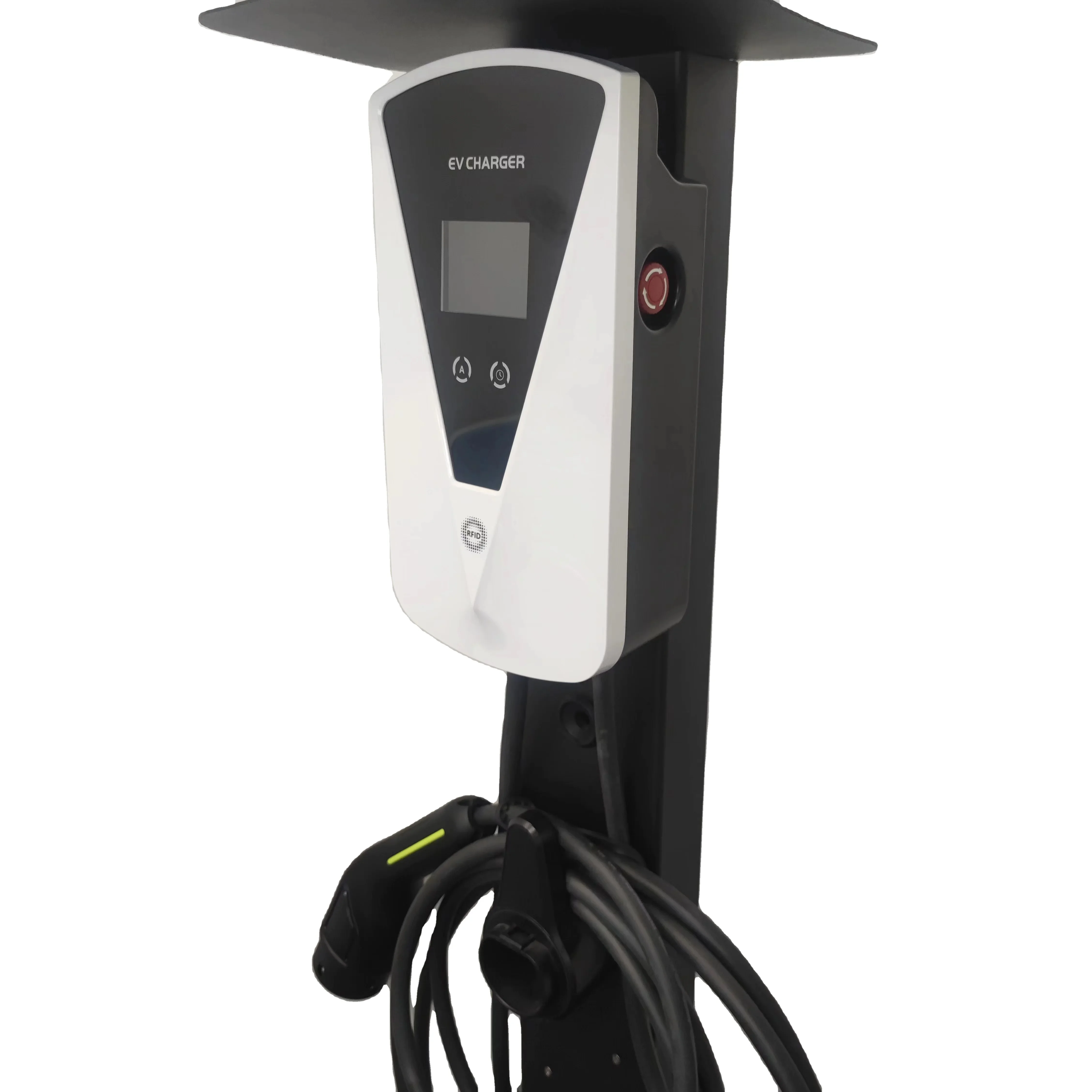 Chargeur Ev domestique, Station de contrôle, Prise, Gbt, Vope1, Vope2, 16A, Andrea RFid, 5m, 11kW