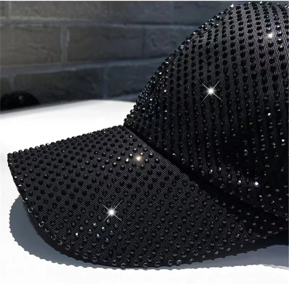 Rhinestone fedora Jazz Hats Cowboy Hat For Women And Men Double-sided Color Cap Red With Black diamond fedora Wholesale 2024