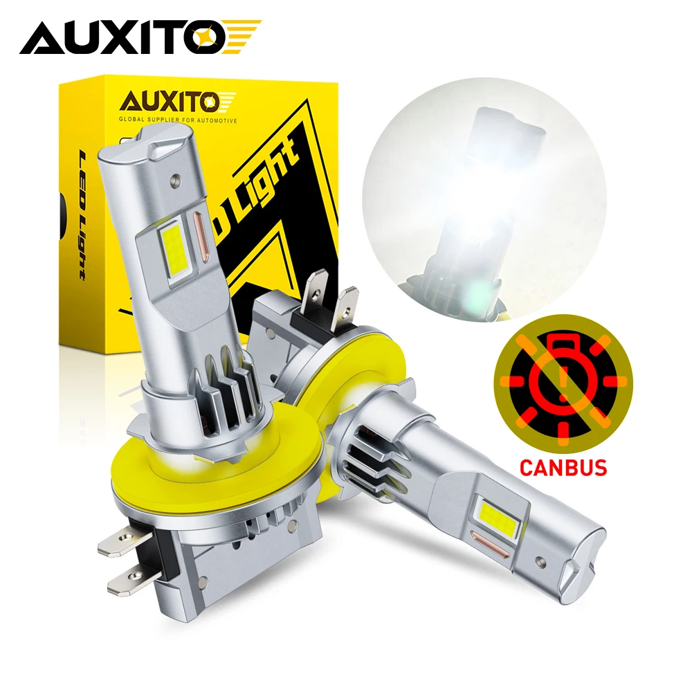 2Pcs AUXITO H11B LED Bulb High Power and High Brightness H8B H9B Car LED Headlights Daytime Running Lights Canbus Auto Lamp 12V