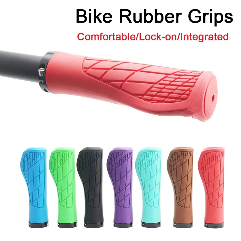 1 Paar rutsch feste Mountainbike-Lenker griff weiche Gummi-MTB-Griffe rutsch feste bequeme Ergonomie