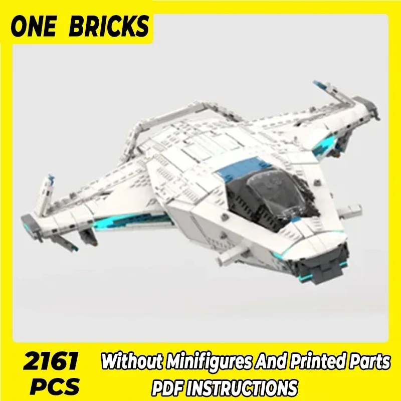 Moc Building Bricks Military Warship Model Star Crusader Fighter Technology Modular Blocks Gift Christmas Toys DIY Sets Assembly