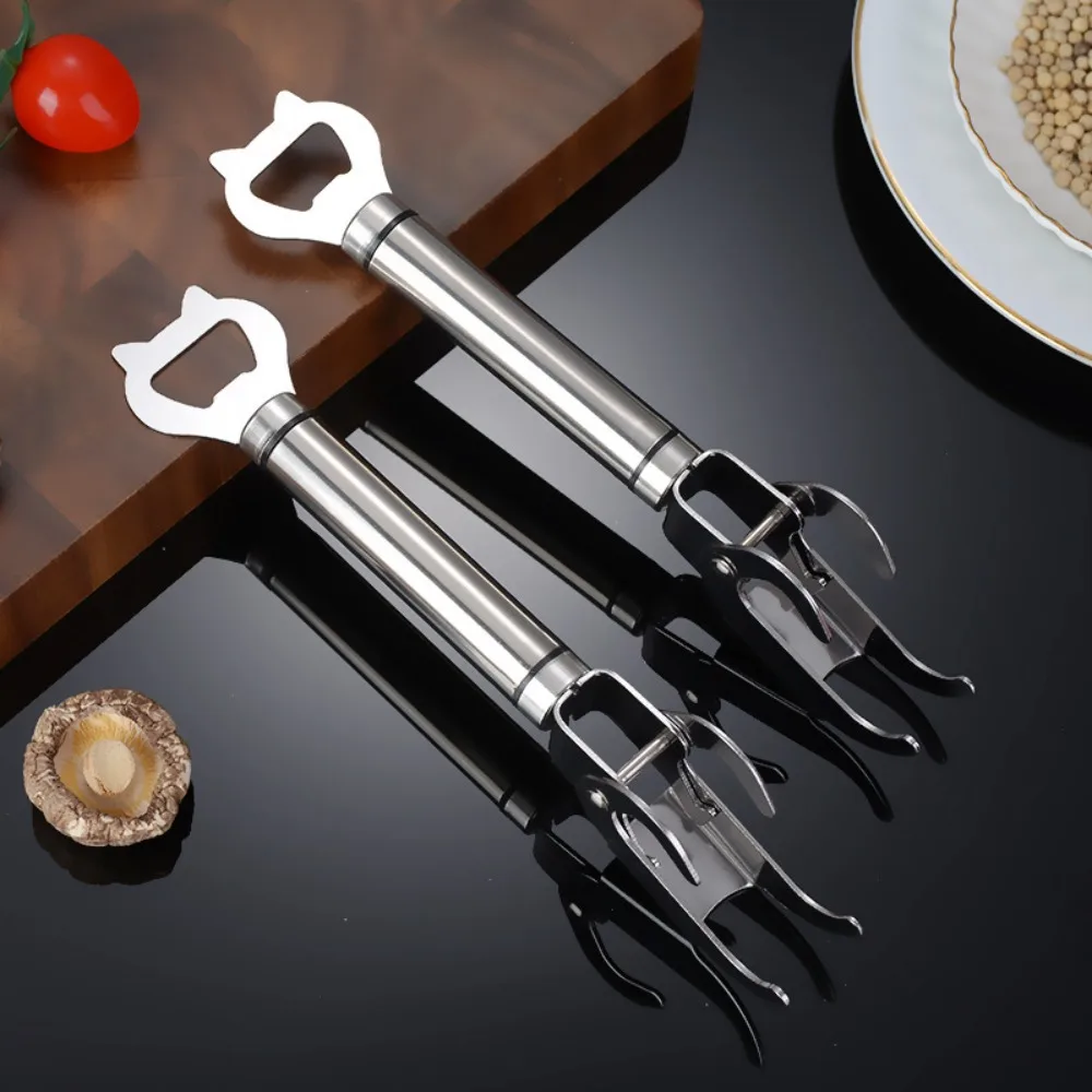 

2 Piece With Bottle Opener Anti Scald Bowl Gripper Heat Resistant Insulated Bowl Lifter Stainless Steel Hot Plate Holder Oven