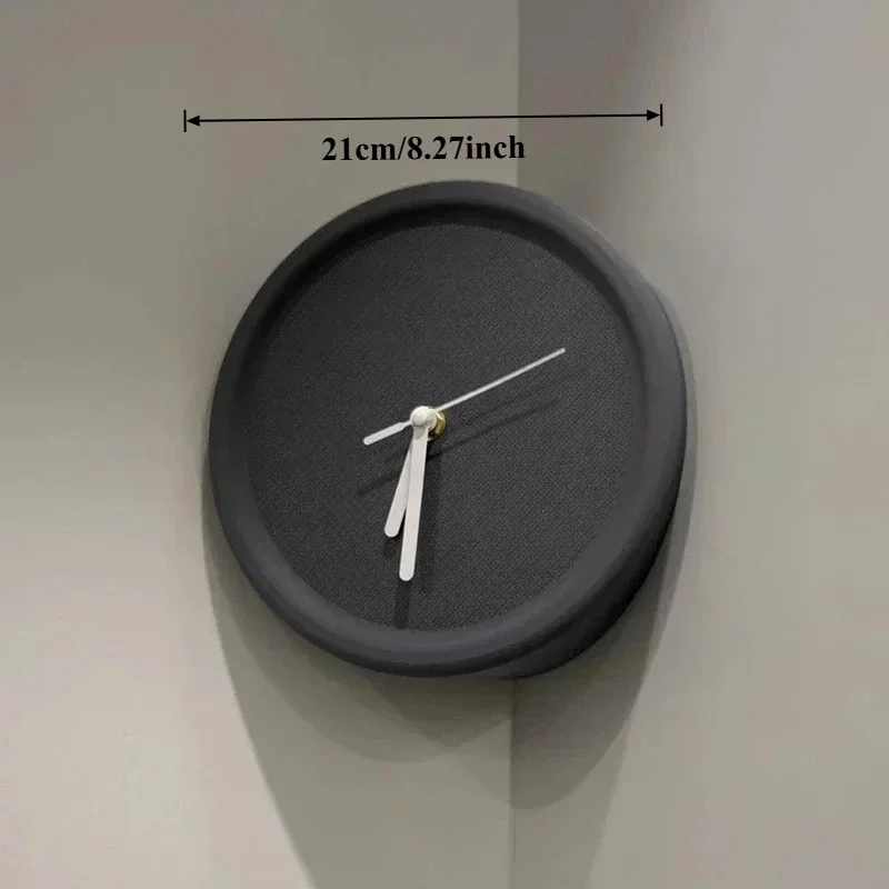 1pc Bright Corner Angle Clocks Creative Wall Clocks Minimalism Clock Personality Living Room Clock Modern Home Aesthetic Decor