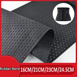 16/21/23/24.5CM Wide Hollow Elastic Band For Postpartum Corset Belt Aaccessories Black Rubber Sewing Clothes