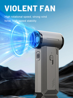 Handheld High-Speed Turbo Fan Compact Portable Fan 8000mAh Rechargeable Battery Air Blower Car Vacuum and Inflator for Outdoors
