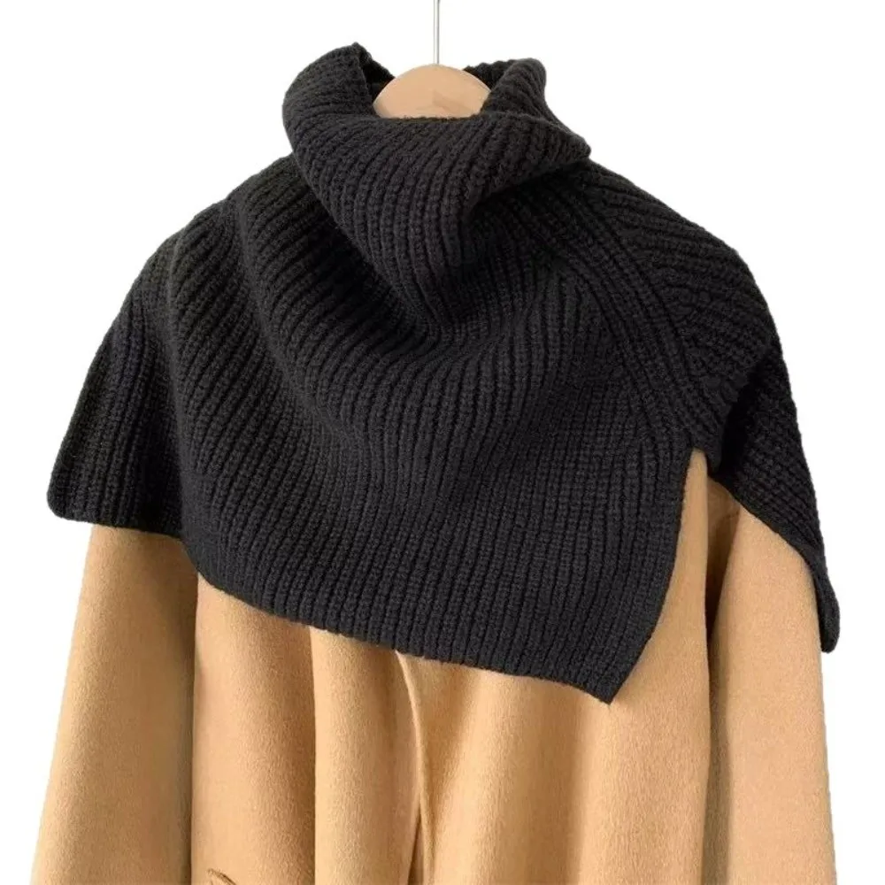 

Clothes Accessories Solid Color Pullover Scarf Knitted False Collar Furcal Neckercief Detachable Turtleneck Neck Warmer Winter