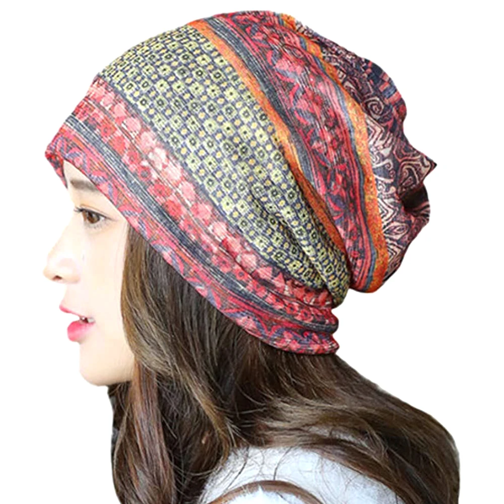 Hat for Women's Spring and Summer Thin Style Pullover Hat Bald Chemotherapy Postpartum Hat Outdoor Hat -1 piece