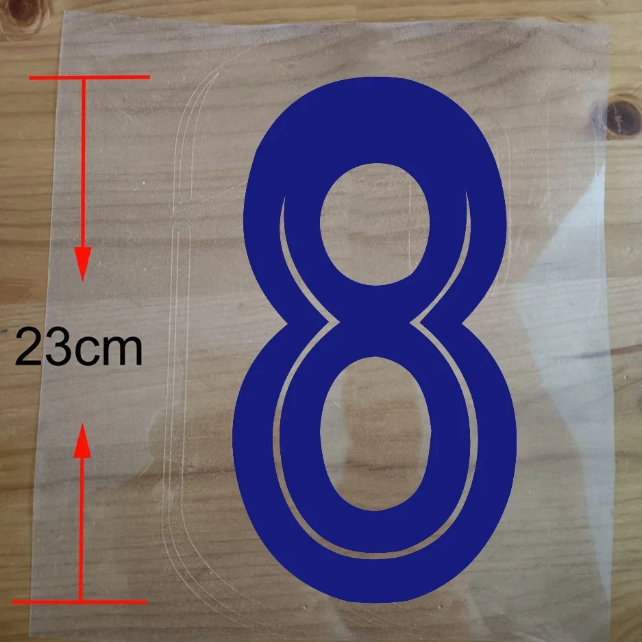 Football Athlete Jersey thermal Transfer Number , Hot Transfer Sticker Personalized Number customization Iron on Patch Letter