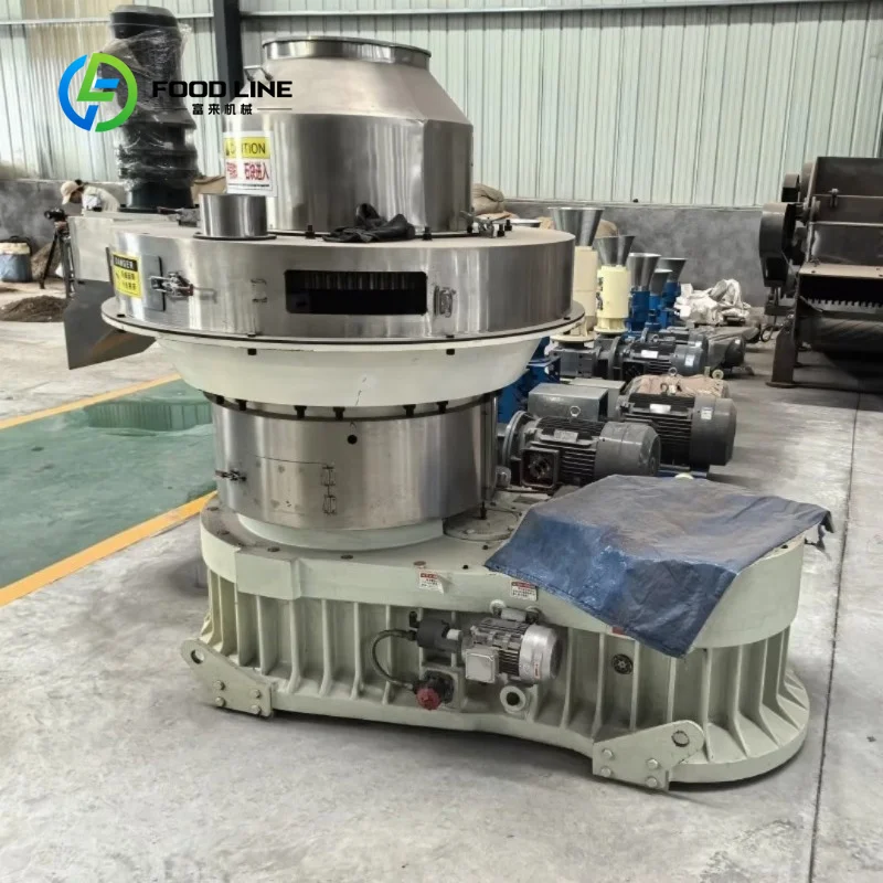Custom biomass pelleting machine waste‑recycling granulator for sawdust wheat straw renewable raw material workshop production