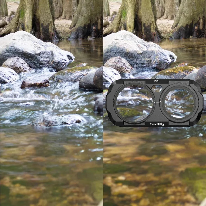 SmallRig 6688 Filter Kit for Insta360 Luna Ultra with ND16 / ND64 / ND128 / CPL Filter Reduce Light Evenly Minimize Color Shift