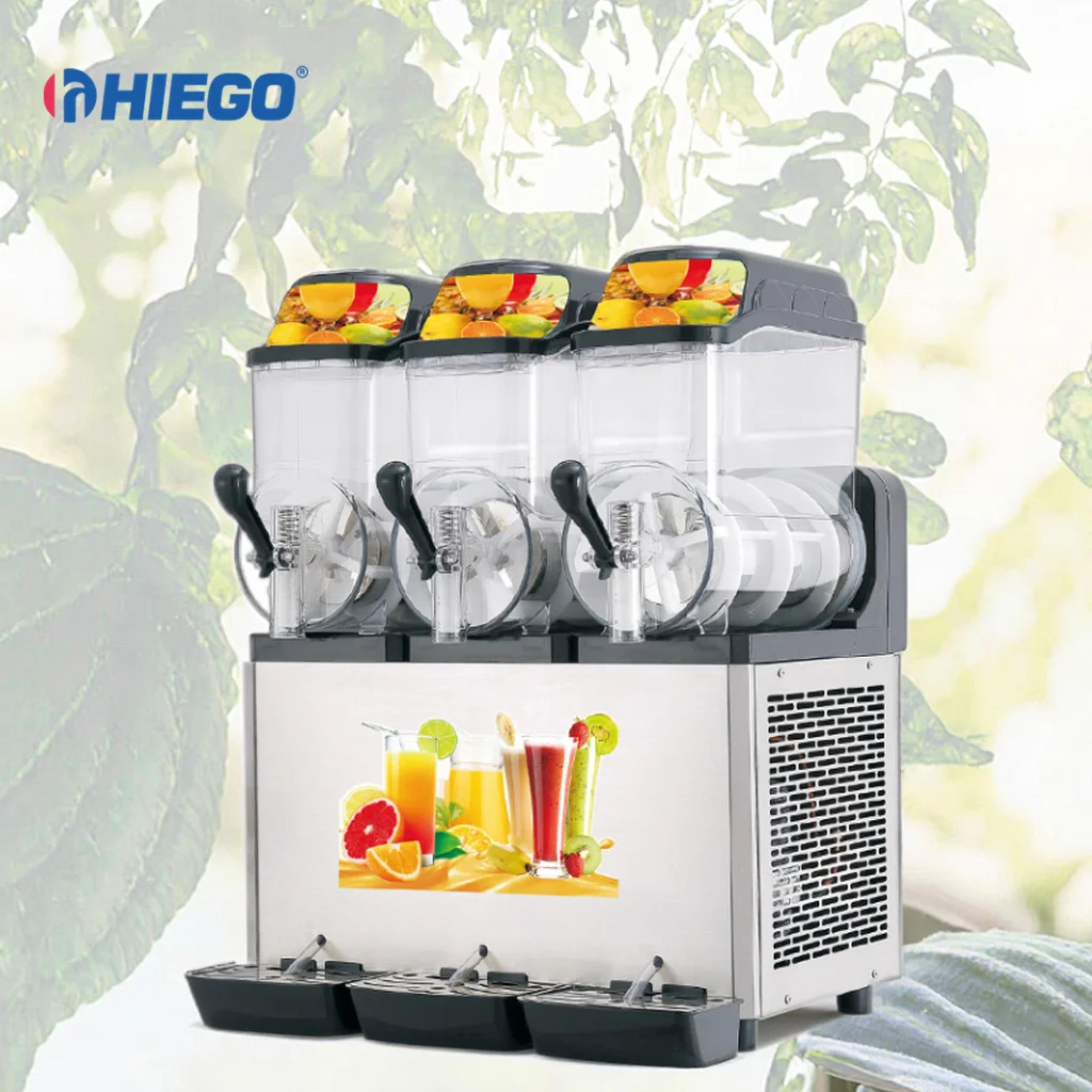 

3x12Liter 3 Tanks Frozen Drink Smoothie Making Machine Italian Malaysia Juice Slush Maker