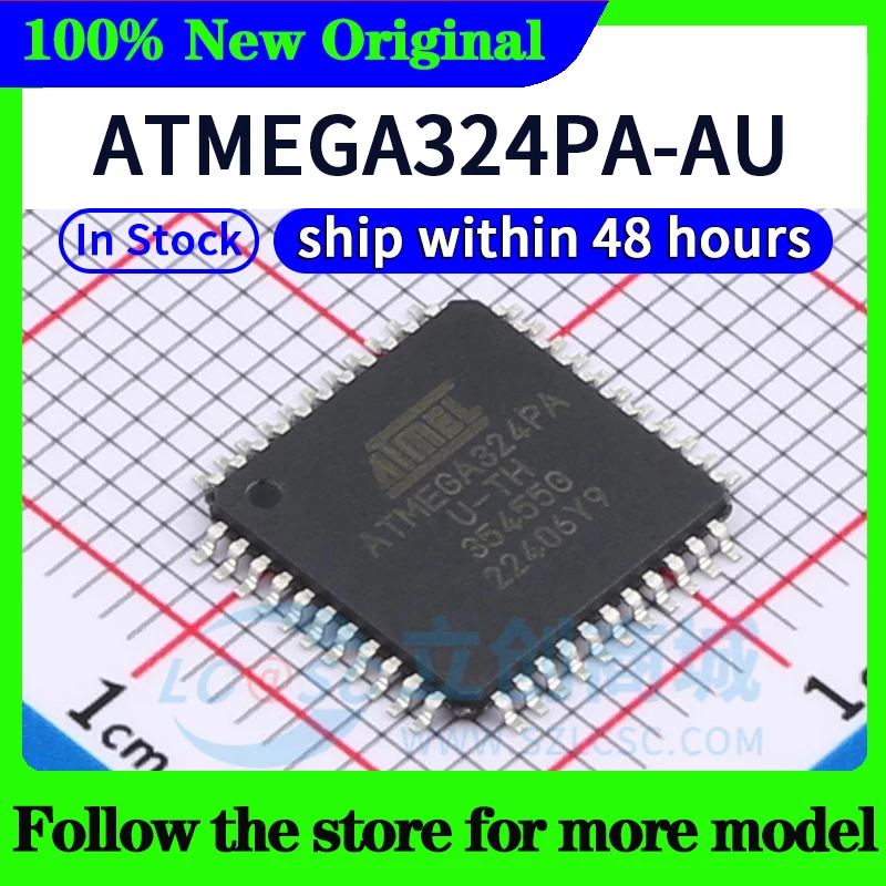ATMEGA324P-20AU ATMEGA32L-8AU ATMEGA324A-AU ATMEGA324PV-10AU ATMEGA324PB-AU ATMEGA32U4-AU ATMEGA32-16AU ATMEGA324PA-AU ใหม่
