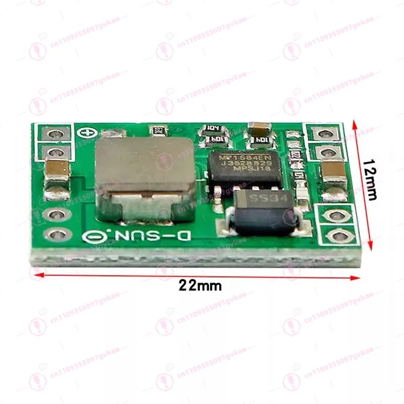 DC-DC Step-down Module, Vehicle Power Supply, Regulated DC Wide Voltage 24V12V9V To 5V3A Power Supply, Small Size