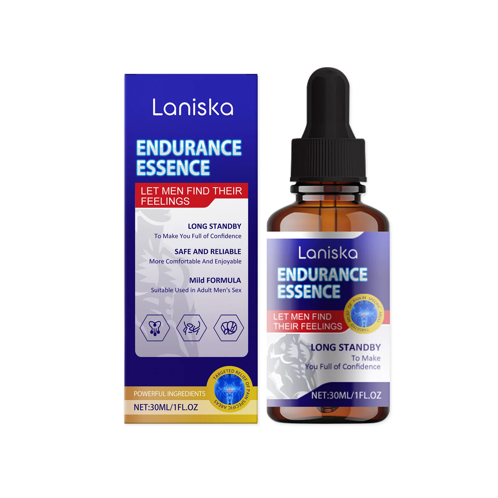30ml Men Care Essence Enhance Endurance Penis Enlargment Increase XXL Growth Sex Delay Stamina Extending Male Enhancement Oil