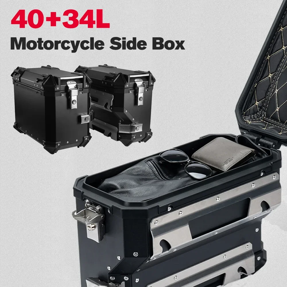 For BMW R1250GS R1200GS LC ADV Adventure Saddle Luggage Storage Lock Aluminum Travel Toolbox R1250 1200GS Motorcycle Accessories