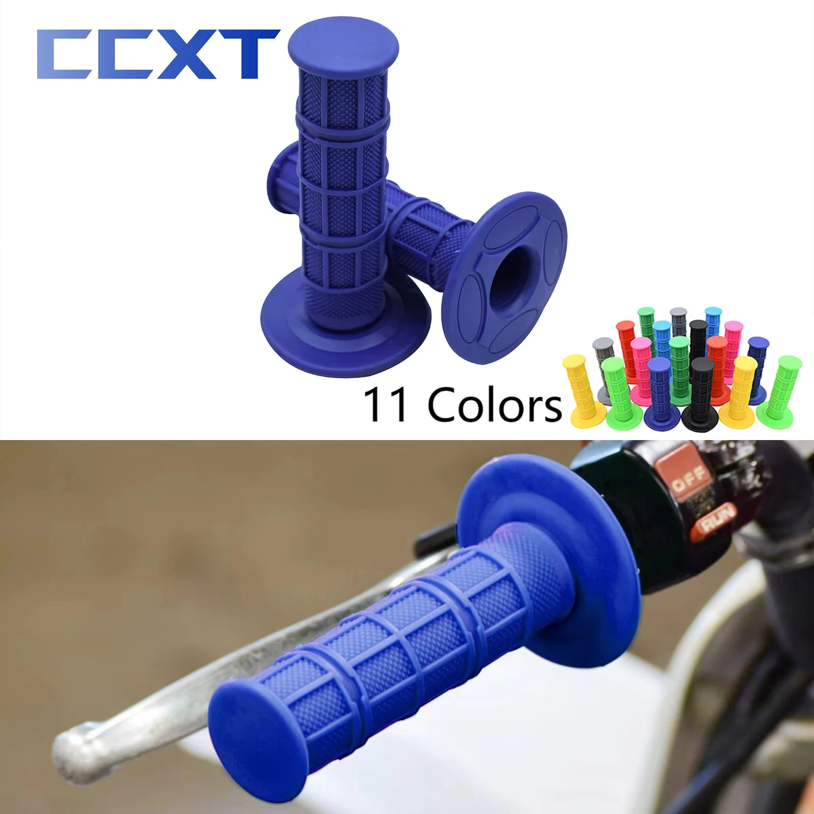 

For TE250 FE250 TC250 FC250 Motorcycle ATV 22mm 7/8" Handlebar Rubber Gel Hand Grips Brake Hands For Husqvarna TE TC TX FE FC FX