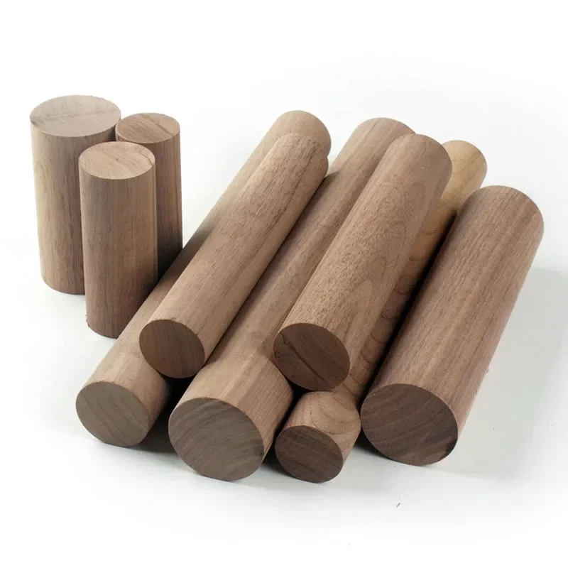 

American Black Walnut Dowel Pins Wood Lumber Turning Blanks Round Stick Customized Sizes Diy Wood Blanks