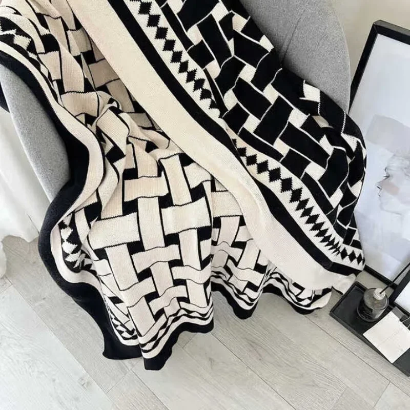 Light luxury brand pure cotton blanket