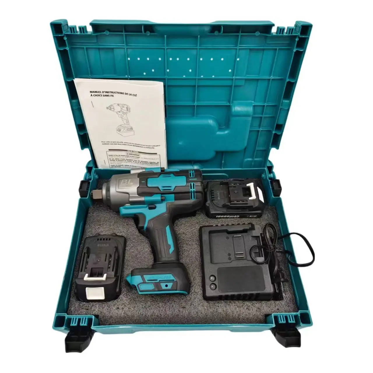 مفتاح ربط كهربائي كبير بتأثير عزم دوران 2000NM أدوات كهربائية للتجارة الخارجية مع بطارية 20 فولت ومحرك بدون فرش