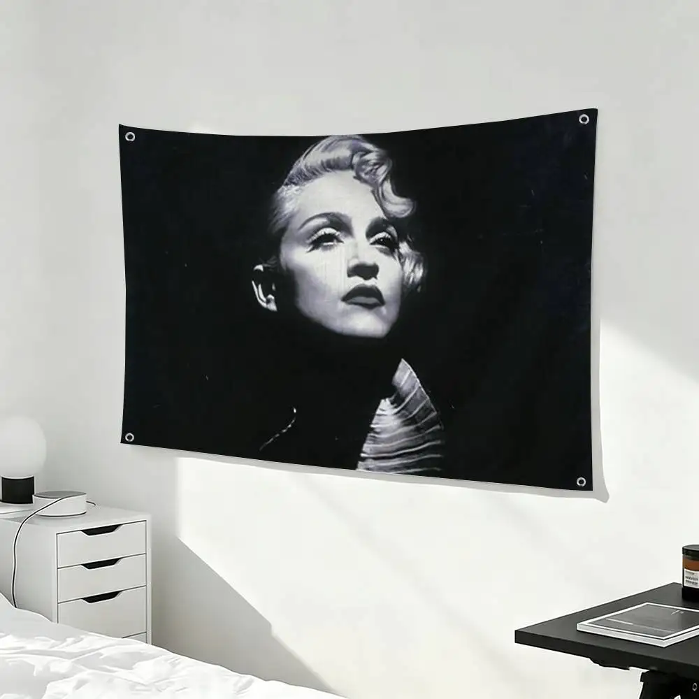 M-Madonna 80s Flag Suitable For Party Club Outdoor Interior Wall Decoration Banner Fans Gift