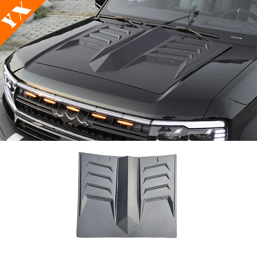 

For BYD Leopard 5 Accessories 2024 2025 2026 Car Hood Sand And Stone Shield,Car Hood Cover Decoration Protection Frame 1pcs