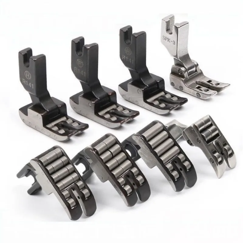 

R141/SPK3 Roller Presser Foot Leather Coated Fabric Presser Feet For Industrial Lockstitch Sewing Machine Accessories Tools