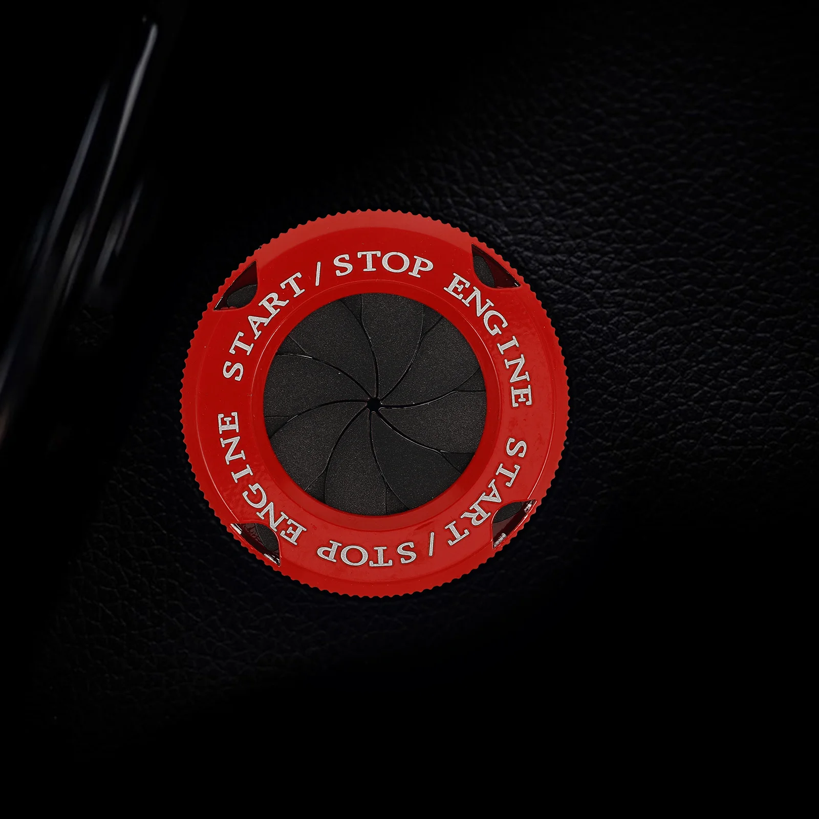 

Car Push Start Button Cover Stylish Knob Design Universal Start Stop Decorative Protector Accessories