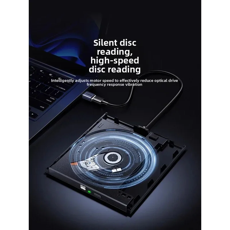 For green connection external optical drive disc burner reader to play dvd external laptop usb mobile cd player