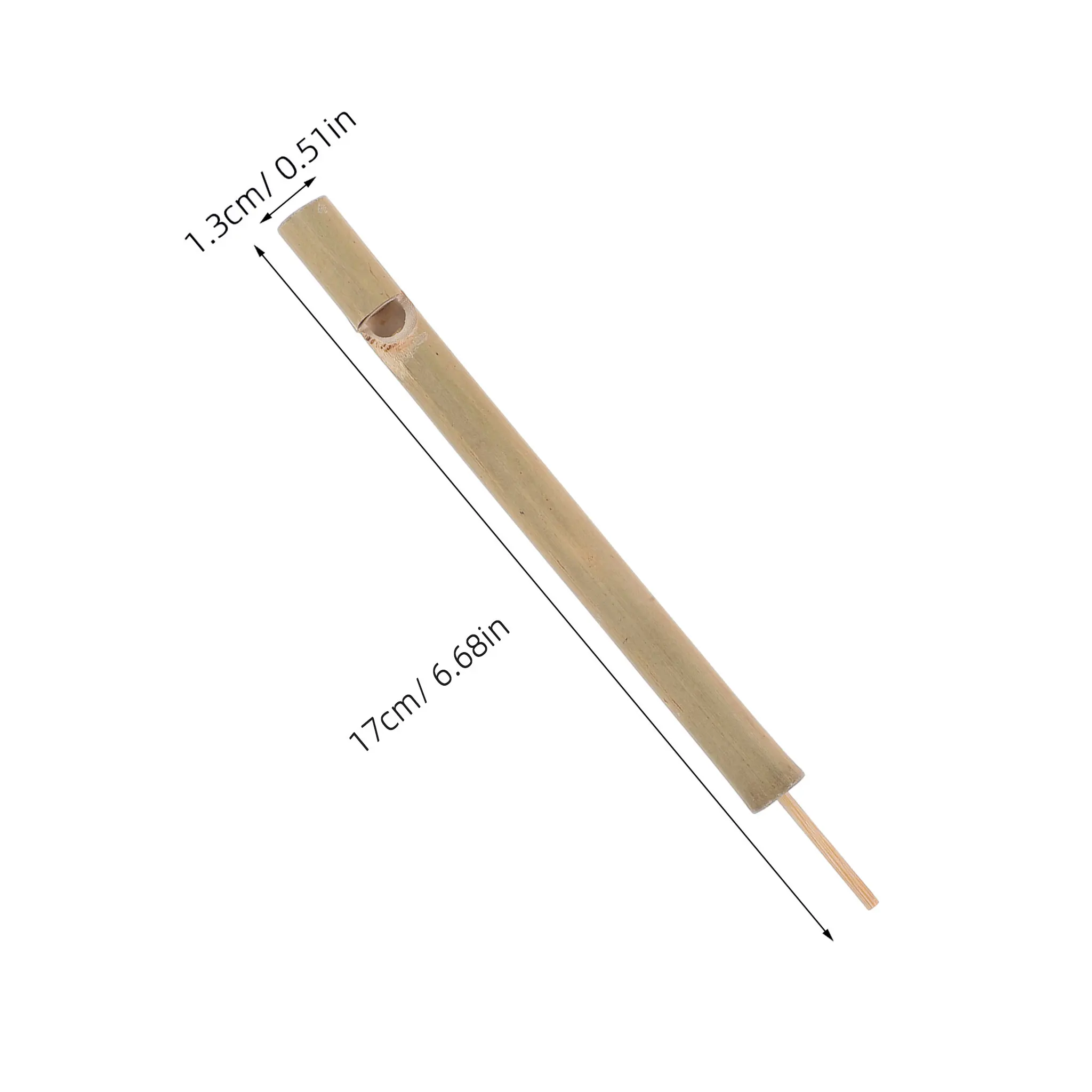 5Pcs Bamboo Bird Whistle Melodious Mimic Flute Lightweight Portable Bird Tool for Gardens Trails Farms