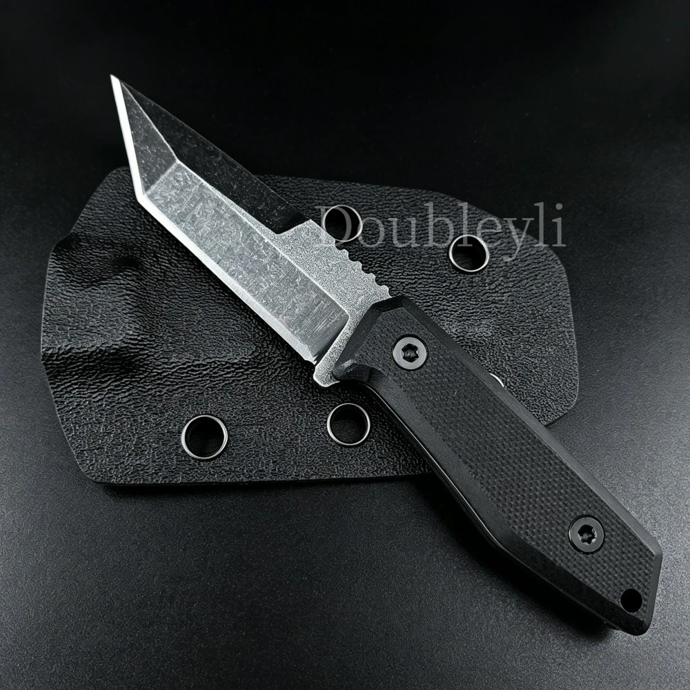 

High-hardness Nylon Fiber Handle Mini DAR03 Straight Knife EDC Practical Knife Lightweight Portable Outdoor Rescue Cutting Knife