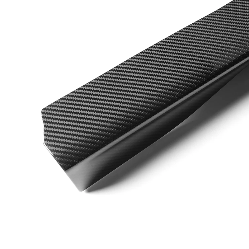 STLFDry 카본 파이버 SQ 스타일 바디 키트 트림 외장 범퍼 보호 커버 BMW 4 시리즈 I4 4도어 글로스 범퍼 사이드 스커트