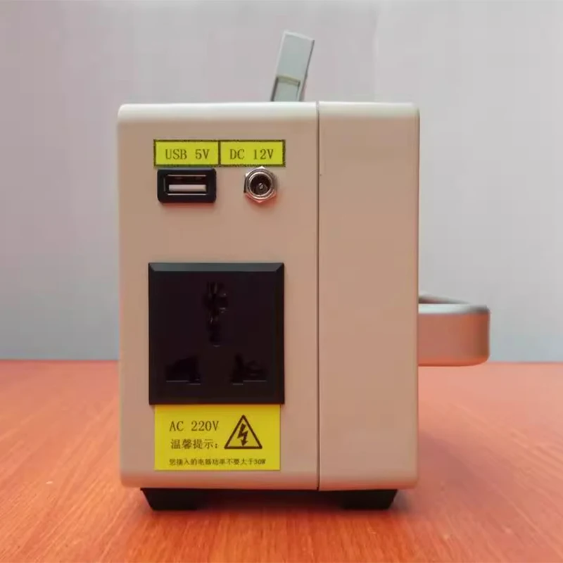 Hand-Crank Generator Emergency Power Supply 220V High-Power Mobile Phone Charging 12V Output Supercapacitor Lithium Battery