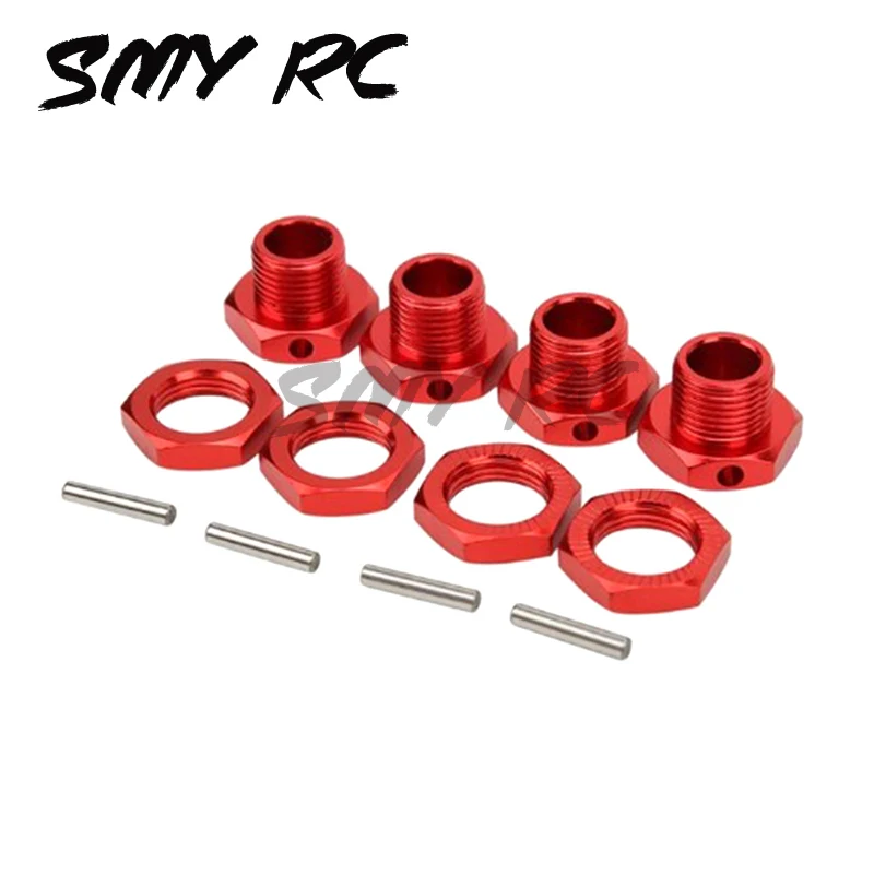 4PCS/Set RC Car 17mm Aluminum Alloy Wheel Hex Hubs Nut Pin 81011 For 1/8 HSP RC Crawler Car Parts 94762 94081