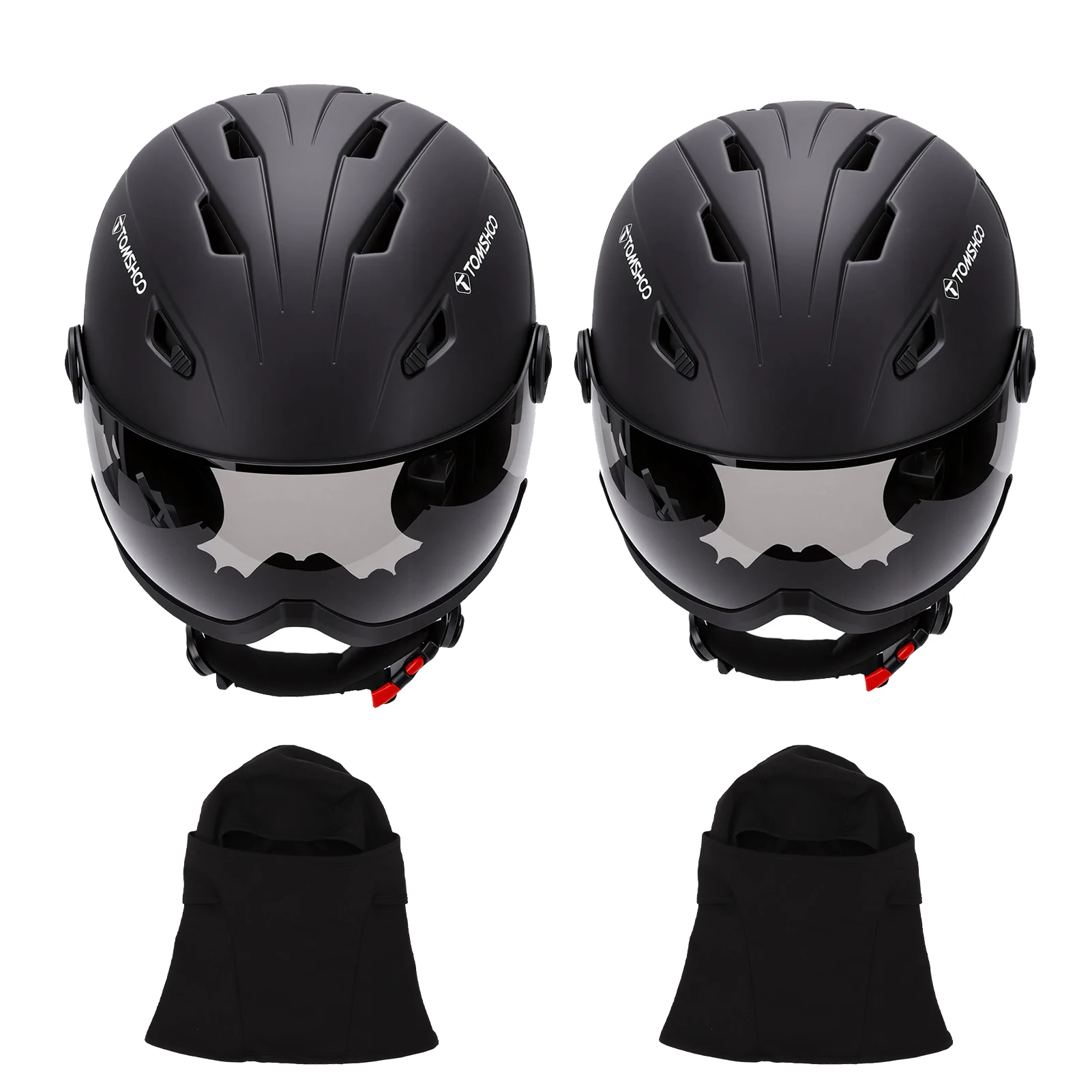 Ski Helmet Balaclava Face Mask Set Snowboard Helmet with Adjustable Ventilation Removable Lining for Men Women Youth