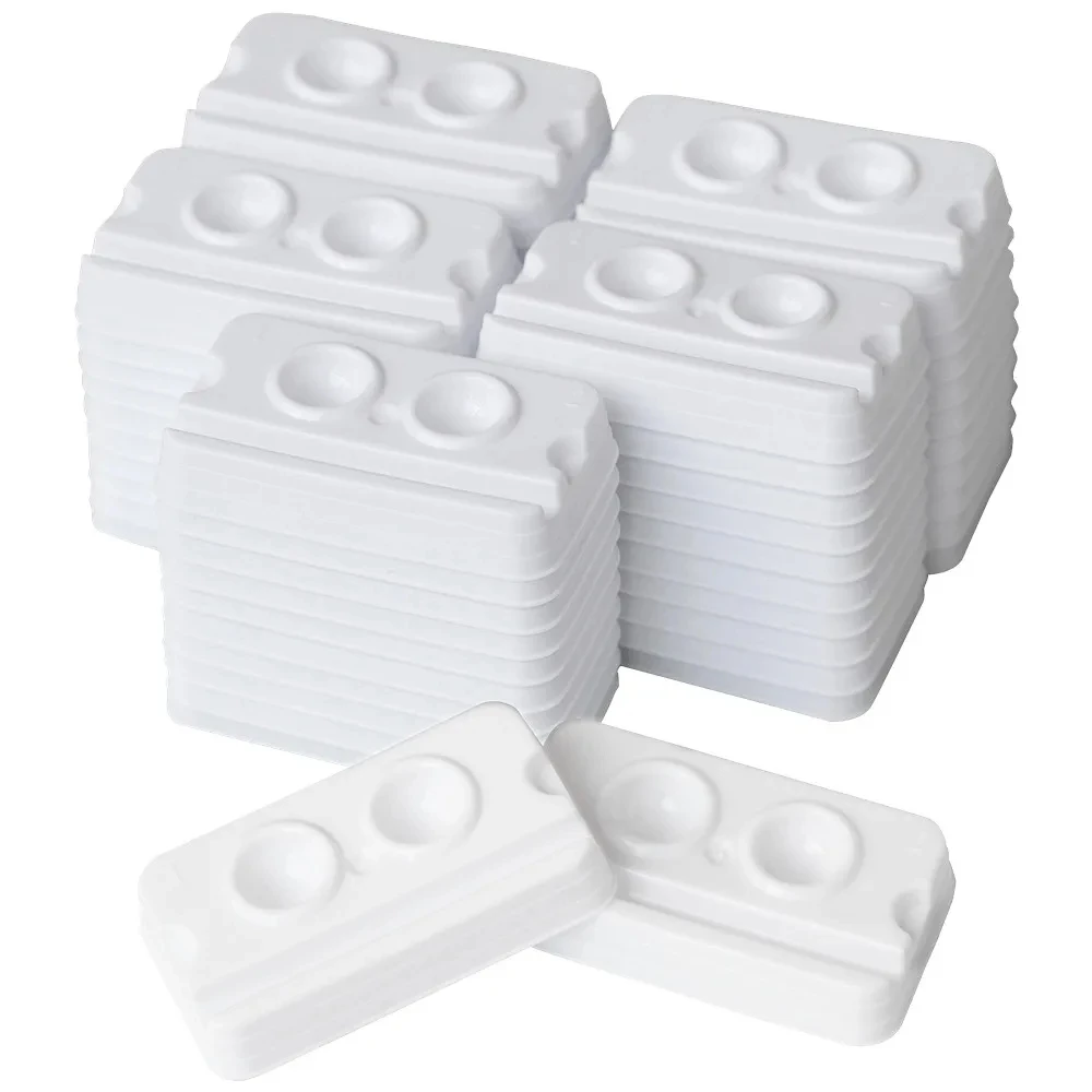 200Pcs EASYINSMILE Dental Disposable Mixing Wells Bonding Plastic Dish 2-Wells or 4-Wells Resin Adhesive Dentistry Tray Material - Image 6