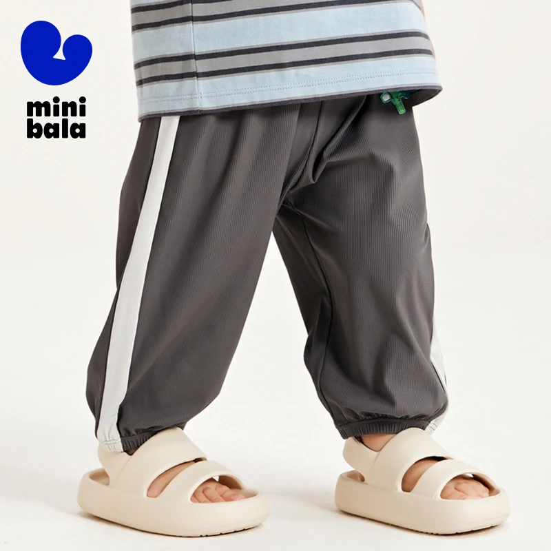 Mini Bala Long Pants Kids 2024 New Summer Cool-Feeling Long Pants