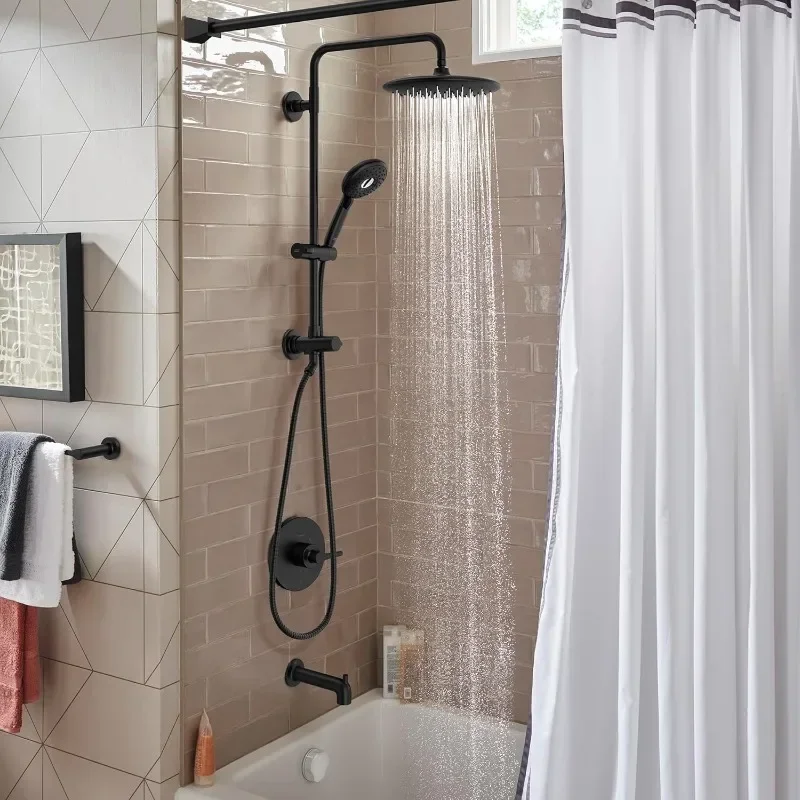 24-Inch 4-Function Retrofit Shower System with Rain Showerhead Durable and Sturdy, It's A Good Choice for You